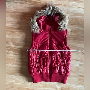 Super Cute International Concepts, INC Red Puffer Vest - Sz S